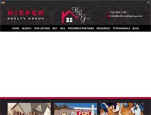 Tablet Screenshot of kieferrealtygroup.com